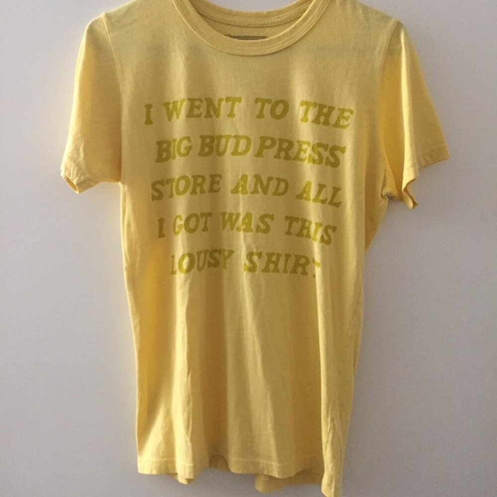 Vintage Big Bud Press LA Store Lousy tee XXS